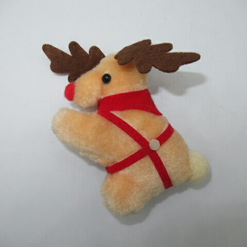 80's★Reindeer★Clip doll★CLIP-ON★Vintage★Figure★PVC★ 
