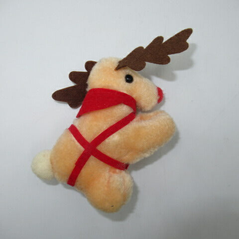80's★Reindeer★Clip doll★CLIP-ON★Vintage★Figure★PVC★ 