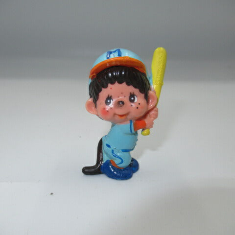 70's★1979年★ビンテージ★モンチッチ★Monchhichi★PVC★フィギュア★人形★ぬいぐるみ★VINTAGE★サル★猿★野球★バッター