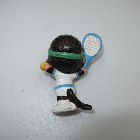 70's★1979年★ビンテージ★モンチッチ★Monchhichi★PVC★フィギュア★人形★ぬいぐるみ★VINTAGE★サル★猿★テニス★ブルー