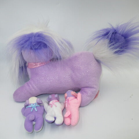 A baby is born from the womb! Reprint★Pet Surprise★Puppy Surprise★Pet Surprise★Puppy Surprise★Stuffed animal★Doll★★Dog★Purple 