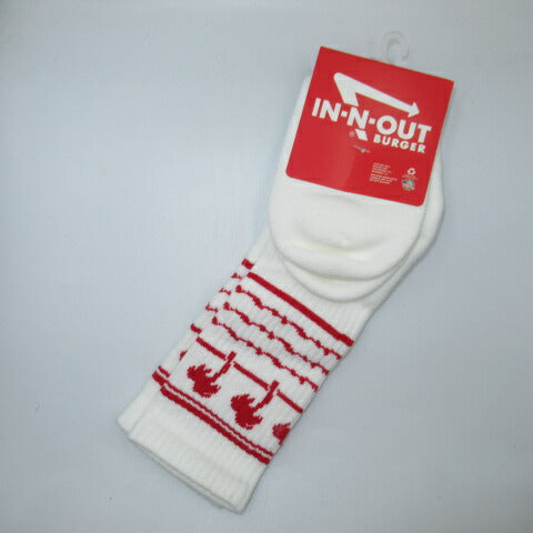 IN-N-OUT BURGER★In-N-Out Burger★California★Socks★Socks★T-shirt★Palm tree★Size L/XL(9-12)★RED 