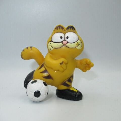 70’ｓ★80's★ビンテージ★ガーフィールド★Garfield★フィギュア★ぬいぐるみ★人形★ＰＶＣ★サッカー