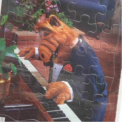 80's★ビンテージ★NHK海外ドラマ★ALF★アルフ★パズル★PUZZLE★ボードパズル★絵本★フィギュア★人形★ぬいぐるみ★25ピース★ピアノ