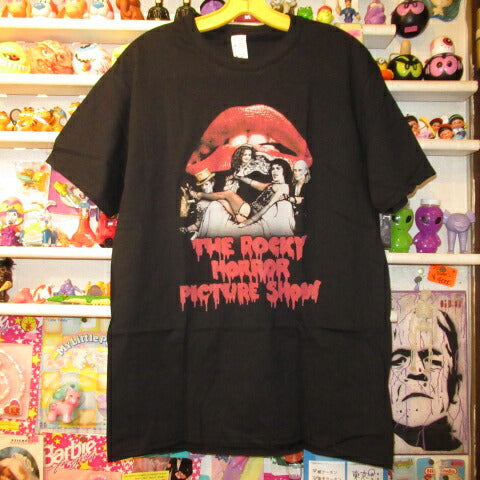 ロッキー・ホラー・ショー★The Rocky Horror Picture Show★映画★ミュージカル★Tシャツ★ぬいぐるみ★人形★フィギュア★ホラー★Mサイズ★ブラック