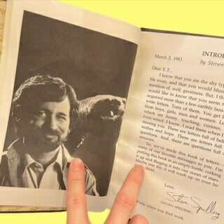 1982★80's★Vintage★Movie ET★Letters to ET★Book★90 pages★Plush toy★Doll★Figure 
