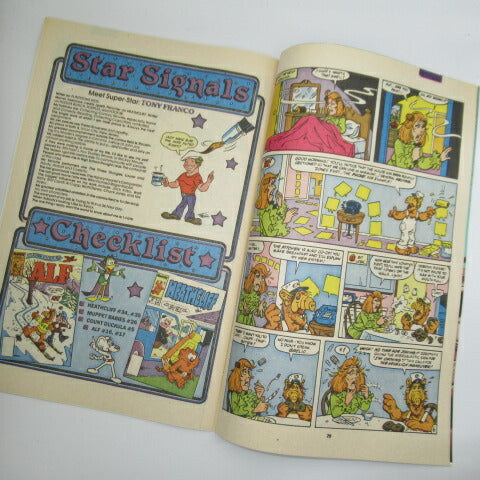 80's★1989年★ビンテージ★NHK海外ドラマ★ALF★アルフ★コミック★COMIC★絵本★フィギュア★人形★７