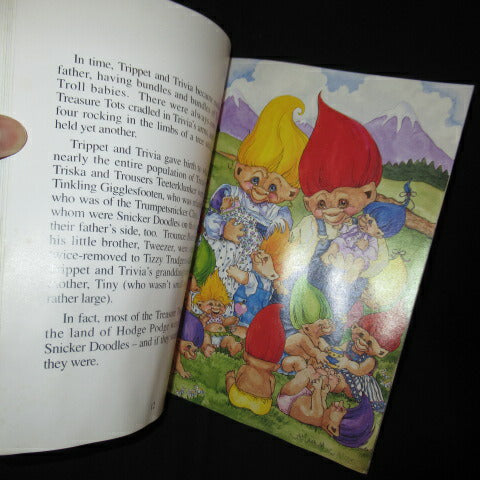 90s★Treasure Trolls★Troll★Troll★Treasure Troll★Picture book★Figure★Doll★Vintage 