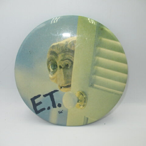 1982★80'S★Movie ET★Large tin badge★Badge★Figure★Doll★Vintage★Diameter 15cm 