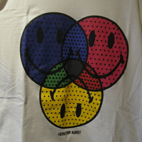 Smile★SMILEY FACE★T-shirt★CHINATOWN MARKET★Smile★Smile★Figure★Doll★L★White 
