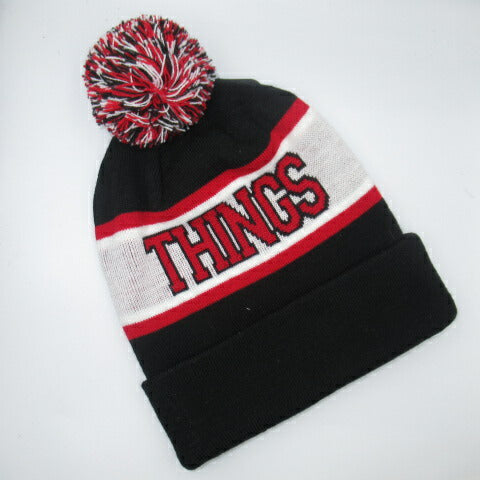 ★STRANGER THINGS★Stranger Things★Knit cap★Knit cap★Beanie★T-shirt★Eleven★Figure★NET FLIX★Black★New 