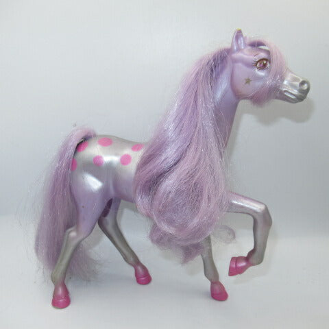 80’s★ビンテージ★FasionStarFillies★ファッションスターフィリーズ★馬★ロイヤルホース★メタリック★ラベンダー×ピンク