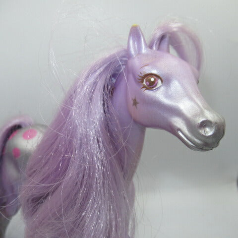 80’s★ビンテージ★FasionStarFillies★ファッションスターフィリーズ★馬★ロイヤルホース★メタリック★ラベンダー×ピンク
