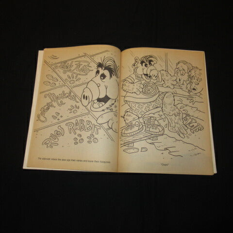 １９８７年★ビンテージ★NHK海外ドラマ★ALF★アルフ★ぬり絵★Coloring Book★絵本★コミック★★フィギュア★人形★ぬいぐるみ