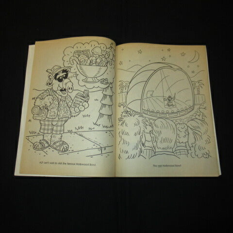 １９８７年★ビンテージ★NHK海外ドラマ★ALF★アルフ★ぬり絵★Coloring Book★絵本★コミック★★フィギュア★人形★ぬいぐるみ