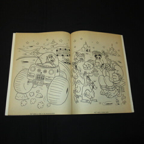 １９８７年★ビンテージ★NHK海外ドラマ★ALF★アルフ★ぬり絵★Coloring Book★絵本★コミック★★フィギュア★人形★ぬいぐるみ