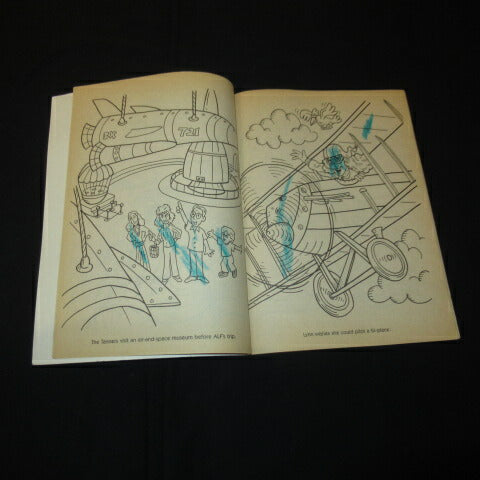 １９８７年★ビンテージ★NHK海外ドラマ★ALF★アルフ★ぬり絵★Coloring Book★絵本★コミック★★フィギュア★人形★ぬいぐるみ