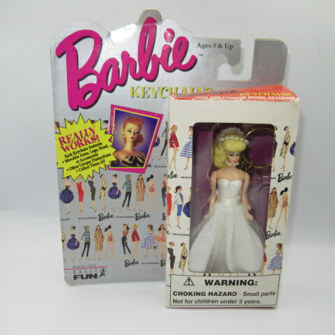 ビンテージ★1997年★90's★Barbie★バービー★フィギュアキーホルダー★キーホルダー★フィギュア★人形★１０．５センチ★ウェディングドレス