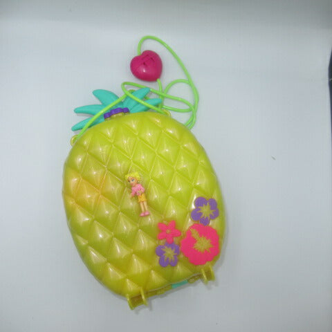 2019年★Polly Pocket★ポーリーポケット★コンパクト★人形★フィギュア★ままごと★ドールハウス★３D★パイナップル★バッグ★ショルダー