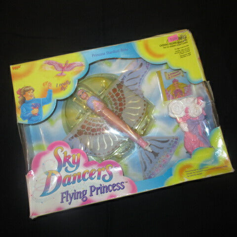 レア！1995年★90's★Sky Dancers★スカイダンサーズ★Flying Princess★フライング プリンセス★フィギュア★人形★Princess Stardust Rose★箱に傷みあり