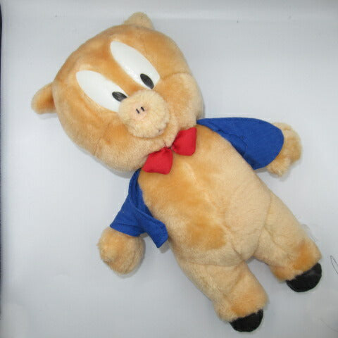 90's★LOONEY TUNES★Looney Tunes★Looney Tunes★Porky Pig★Porky pig★Pig★Stuffed animal★Doll★Figure★PVC★30cm 