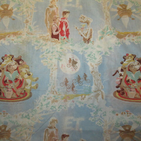 ビンテージ★８０’S★映画★E.T★シーツ★フラットシーツ★ピローケース★人形★フィギュア★ぬいぐるみ★USED