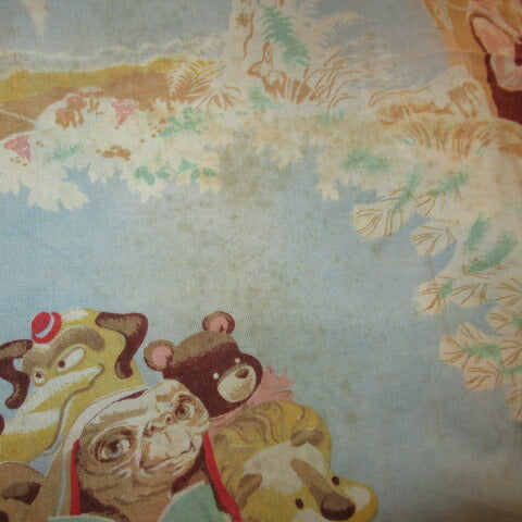 ビンテージ★８０’S★映画★E.T★シーツ★フラットシーツ★ピローケース★人形★フィギュア★ぬいぐるみ★USED