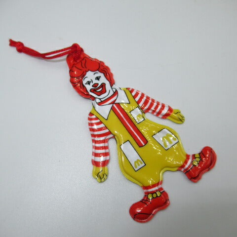 ビンテージ★1983年★McDonald's★マクドナルド★ロナルド★ブックマーク★しおり★人形★フィギュア★ドナルド★ぬいぐるみ★約１０センチ