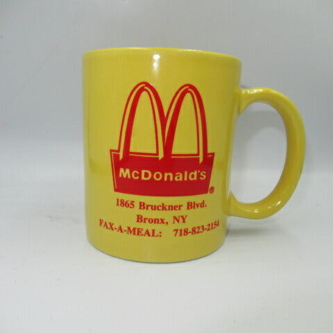 Vintage★McDonald's★Cup★Mug★Cup★Figure★Doll★Fly Guy★Donald★Logo★Pottery 