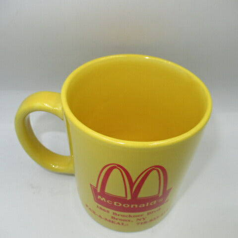 Vintage★McDonald's★Cup★Mug★Cup★Figure★Doll★Fly Guy★Donald★Logo★Pottery 