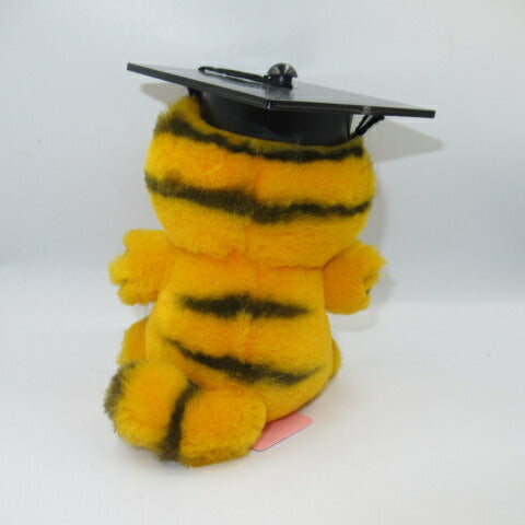 80's★ビンテージ★ガーフィールド★ぬいぐるみ★人形★フィギュア★GARFIELD★卒業式★１４センチ