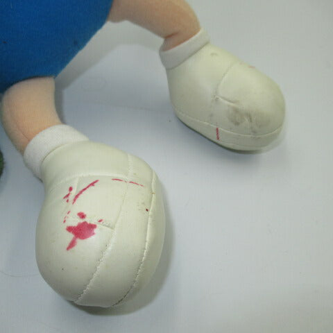 m＆m's★エムアンドエムズ★クリスマス★サンタクロース★ぬいぐるみ★人形★フィギュア★ディスペンサー★ブルー★30センチ