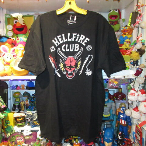 STRANGER THINGS★Stranger Things★T-shirt★HELLFIRE CLUB★T-shirt★Eleven★Figure★NET FLIX★L size★New 