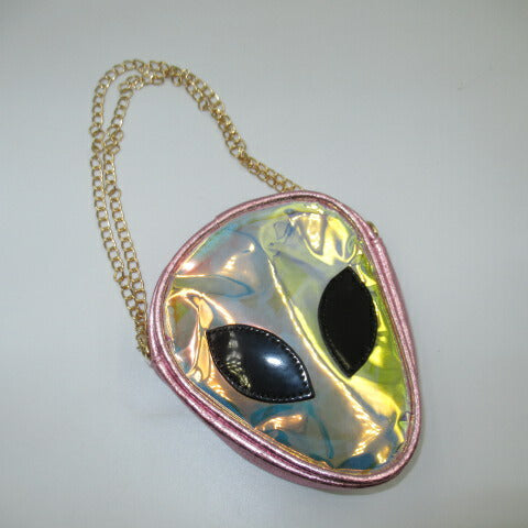 ＡＬＩＥＮ★エイリアン★ショルダーバッグ★バッグ★キーホルダー★人形★フィギュア★ブルー★UFO★人形★フィギュア★ぬいぐるみ★宇宙人★１８センチ★ピンク