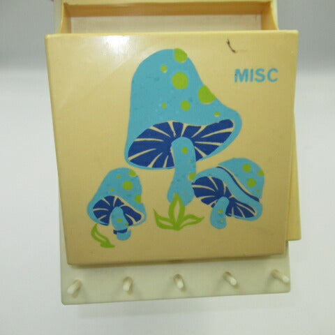 70's★Vintage★Letter Rack★Wall Organizer★Wall Hanging★Mushroom★Mushroom★Figure★Display 