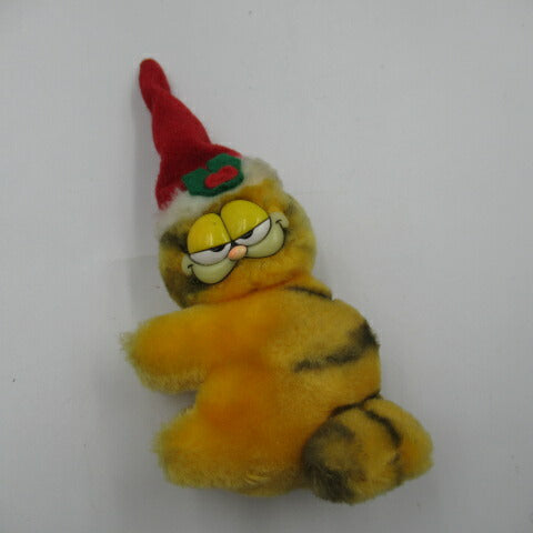 80's★ビンテージ★ガーフィールド★クリップ人形★ぬいぐるみ★人形★フィギュア★GARFIELD★DAKIN★ダキン★１３センチ★サンタクロース★クリスマス