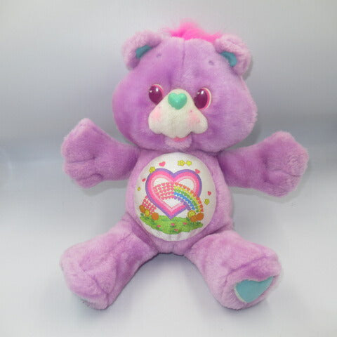 レア！1991年★ビンテージ★Care Bears★Environmental Bears★ケアベア★ぬいぐるみ★人形★環境ベア★SHARE BEAR ★ラベンダー