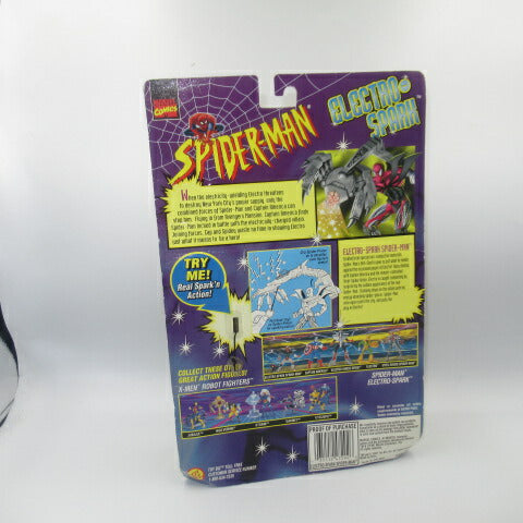 1997年★SPIDER MAN★スパイダ－マン★ELECTRO SPARK SPIDERMAN★フィギュア★人形★マーベル★MARVEL★約14センチ