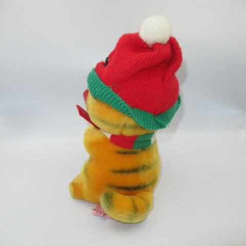 80's★ビンテージ★ガーフィールド★ぬいぐるみ★人形★フィギュア★GARFIELD★DAKIN★ダキン★クリスマス★ニット★冬★スキー★