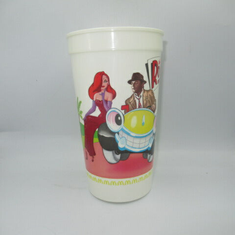 1988年★80's★Disney★ディズニー★ROGER RABBIT★ロジャーラビット★マクドナルド★プラスチックカップ★コップ★PVC★人形★フィギュア★ビンテージ★１