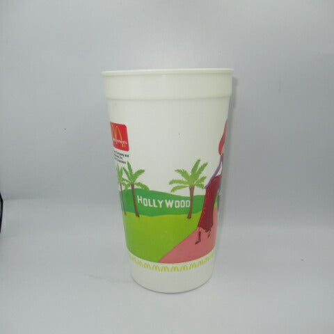 1988年★80's★Disney★ディズニー★ROGER RABBIT★ロジャーラビット★マクドナルド★プラスチックカップ★コップ★PVC★人形★フィギュア★ビンテージ★１