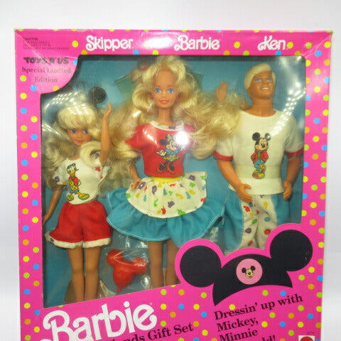 rare! ! 1991★Barbie★Disney★Barbie★Disney★Ken★Skipper★Doll★Figure★Toys R'us exclusive☆Toys R' Us★Gift set 