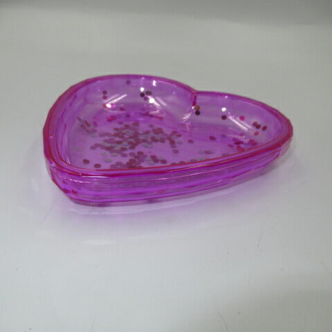 Valentine★Flakes★Tray★Accessory case★Dish★Plate★Figure★Doll★Candy hearts★Pink 2 