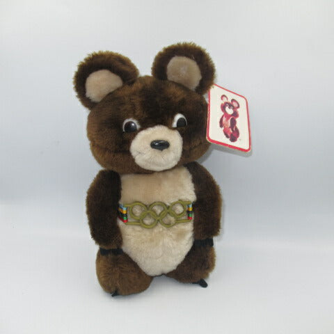 ビンテージ★1980年★モスクワオリンピック★ミーシャ★ぬいぐるみ★PVC★人形★クマ★フィギュア★２８センチ
