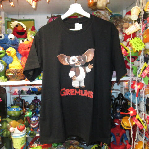 GREMLINS★Gremlins★T-shirt★GIZMO★Gizmo★Stripe★Stuffed animal★Doll★Figure★XL size★Black 