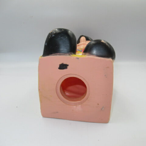 ビンテージ★ディズニー★ピノキオ★預金箱★バンク★BANK★ぬいぐるみ★人形★フィギュア★29センチ★底蓋なし