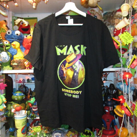 THE MASK★ザ マスク★Tシャツ★ジム・キャリー★ぬいぐるみ★人形★フィギュア★XLサイズ★ブラック