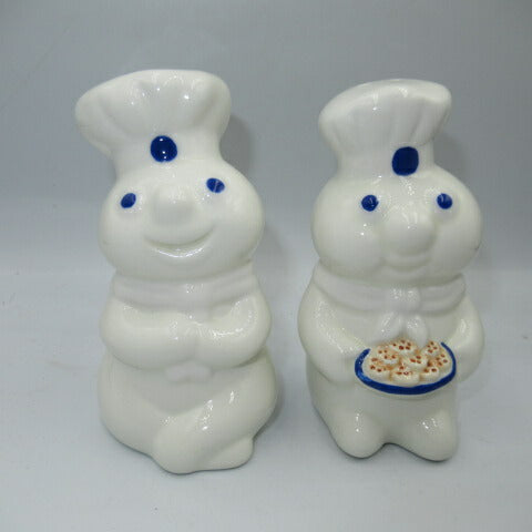 1997★Doughboy★Doughboy★Salt &amp; Pepper★S &amp; P★Salt &amp; Pepper★Pottery★Figure★Doll★Stuffed animal★PILLSBURY 
