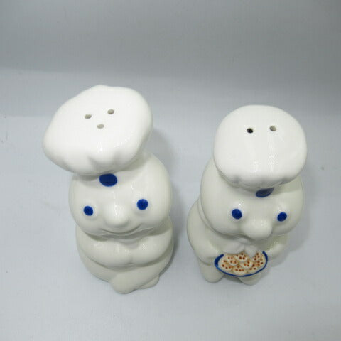 1997★Doughboy★Doughboy★Salt &amp; Pepper★S &amp; P★Salt &amp; Pepper★Pottery★Figure★Doll★Stuffed animal★PILLSBURY 