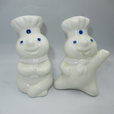 1997年★Doughboy★ドゥーボーイ★Salt & Pepper★S & P★ソルト＆ペッパー★陶器★フィギュア★人形★ぬいぐるみ★PILLSBURY